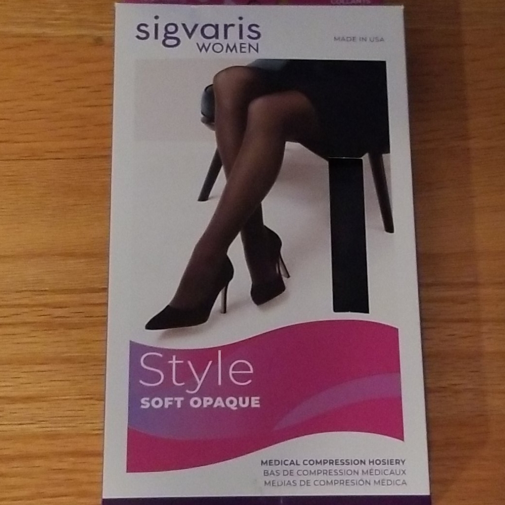 Sigvaris soft opaque pantyhose